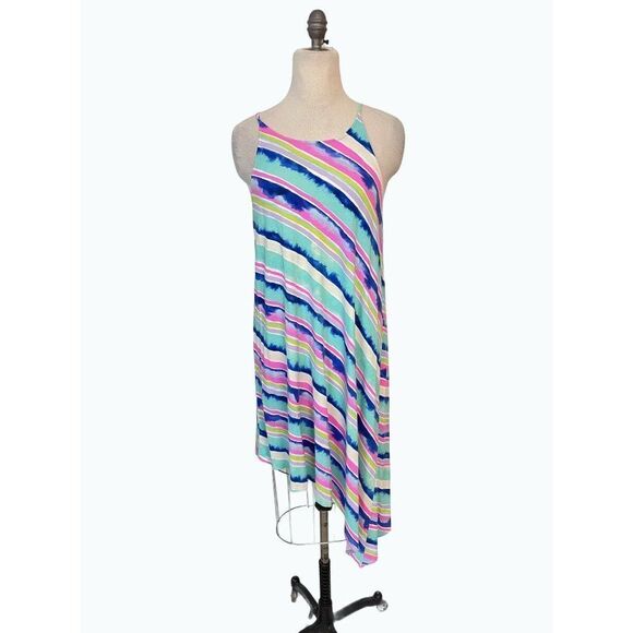 Lilly Pulitzer Dresses & Skirts - Lilly Pulitzer Magnolia Asymmetrical Midi Dress Ceviche stripe Small